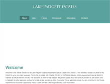Tablet Screenshot of lakepadgettisd.org
